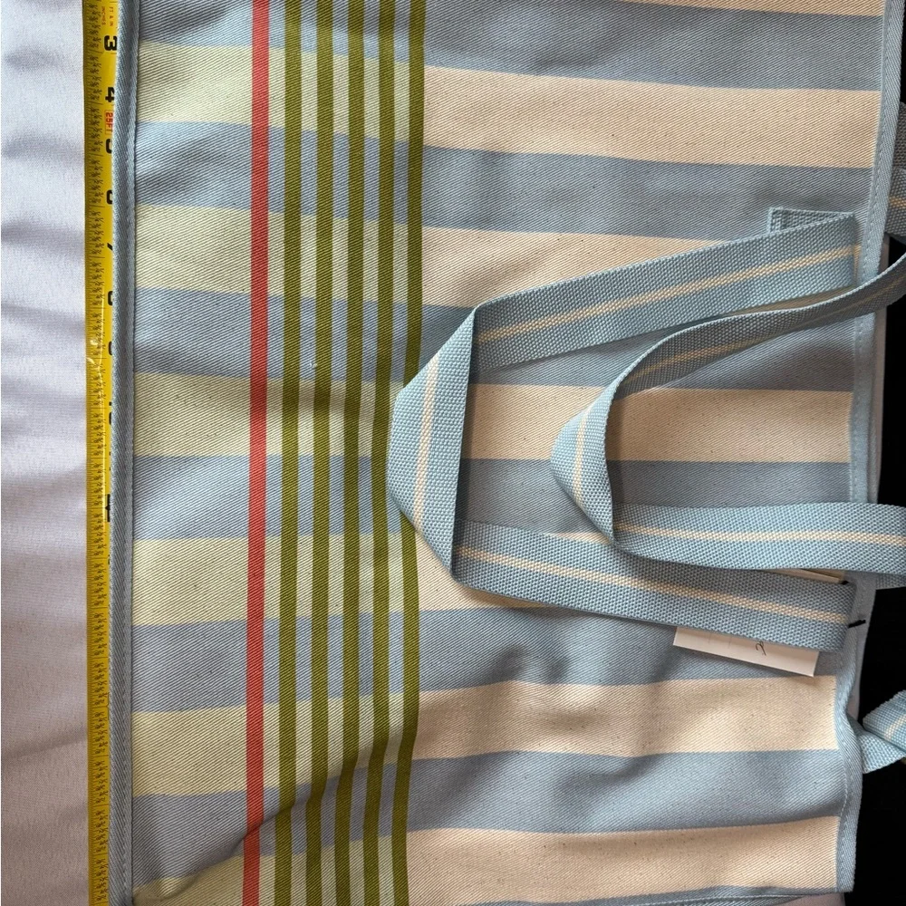 Magnolia Hearth & Hand Oversized Striped Canvas Tote Bag - Picture 4 of 11